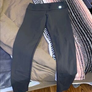 Avocado Black Leggings Fitted Performance Bottoms
